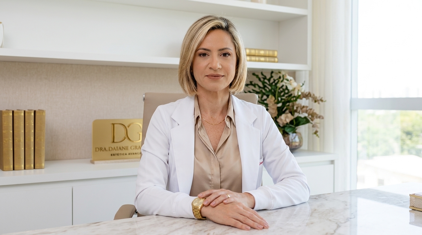 Dra. Daiane, especialista em PEIM, em atendimento